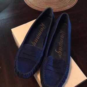 Blue Faux Suede Rampage Shoe